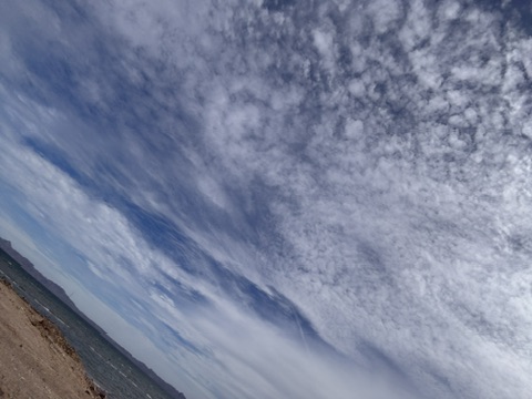 Wide sky over the Sea of Cortez at Loreto, Baja California Sur, January 2026